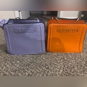 Steve Madden Lavender and Tangerine Crossbody Bags